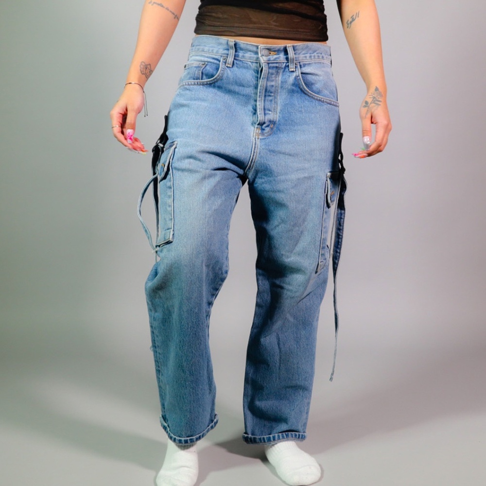 High Waist Lf Carmar Loose Fit Baggy Jean